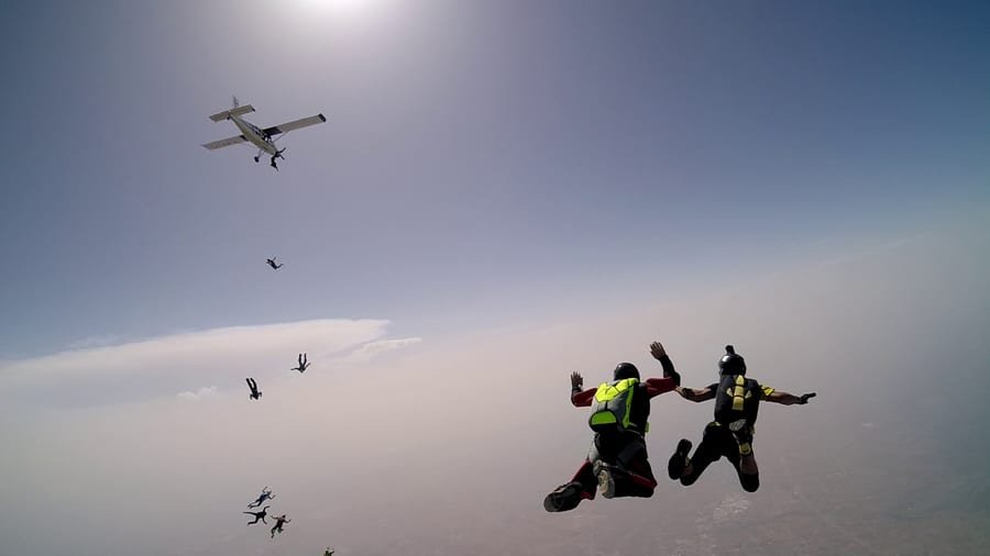 Intento de récord en Skydive Requena