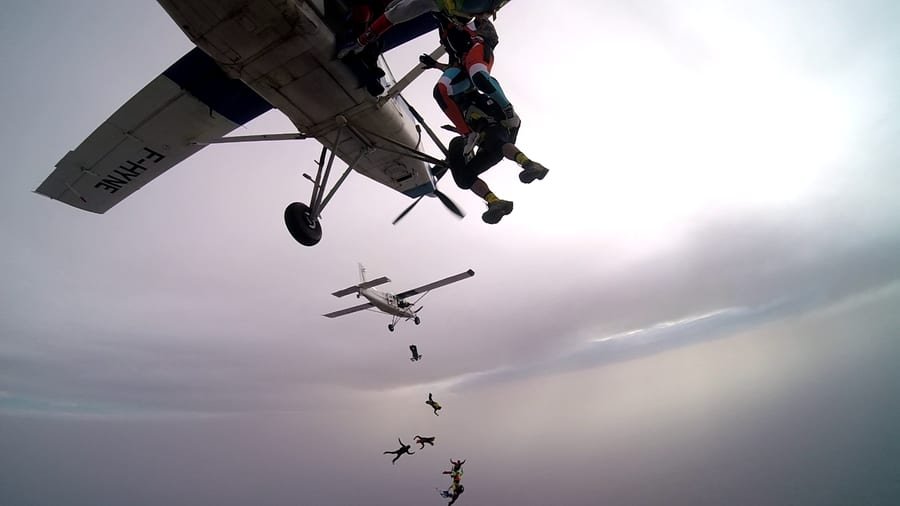 Intento de récord en Skydive Requena