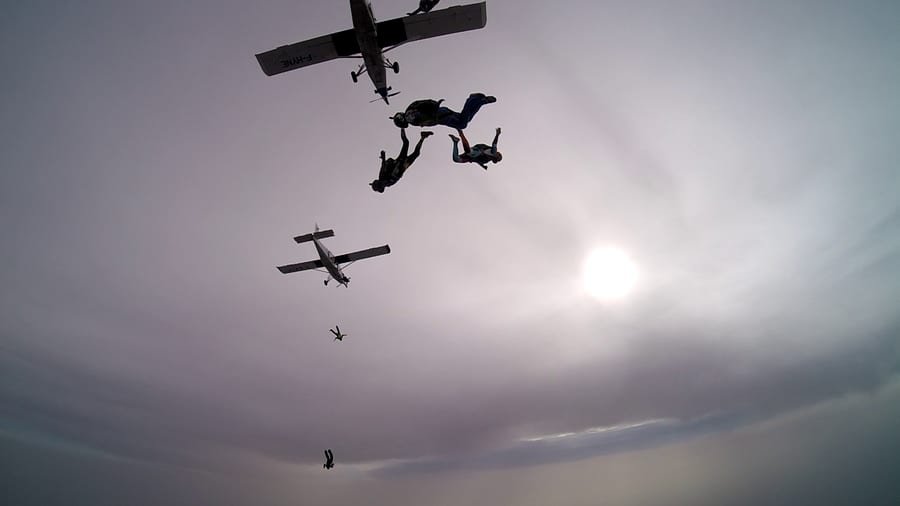 Intento de récord en Skydive Requena